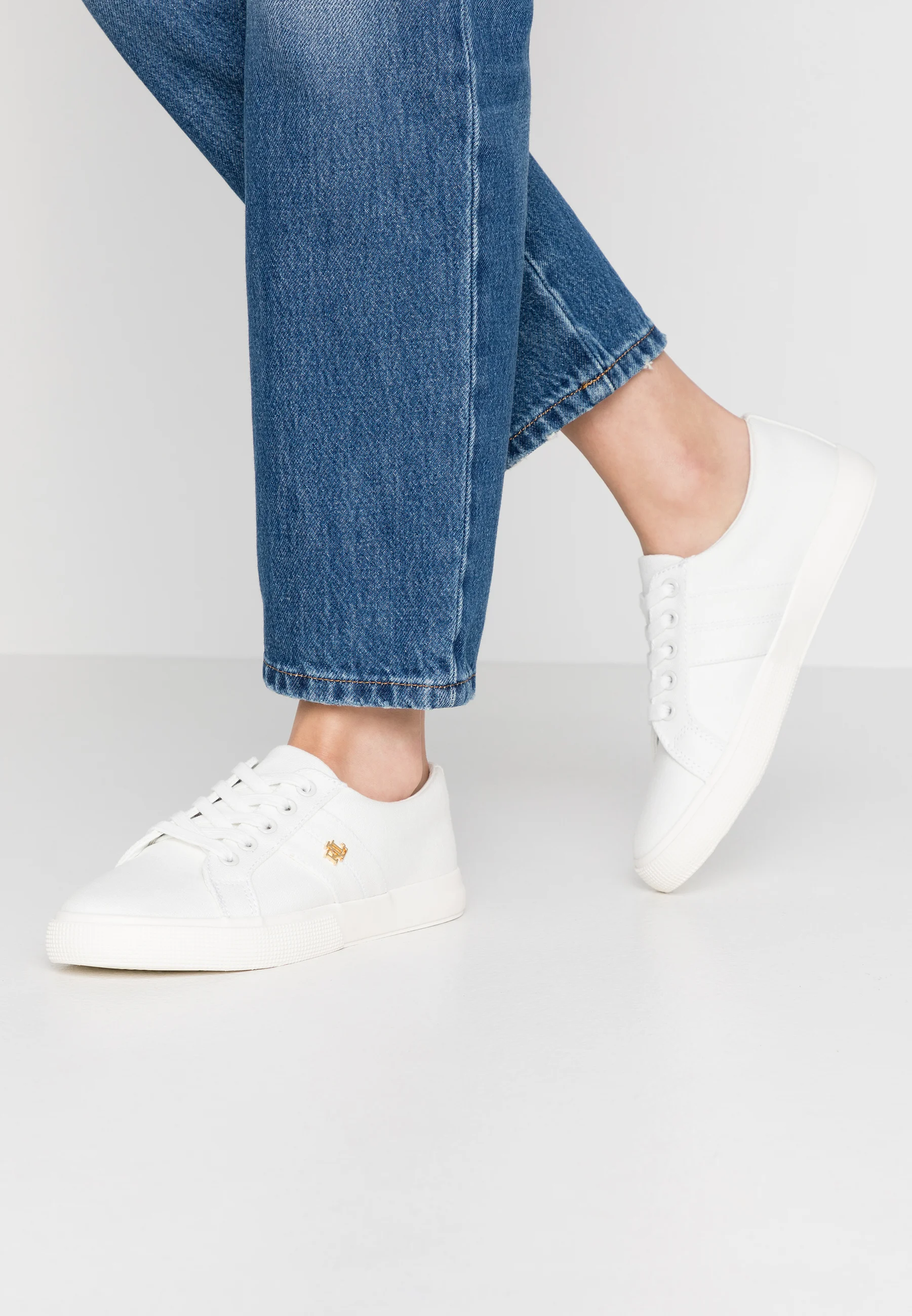 Lauren Ralph Lauren JANSON II CANVAS SNEAKER - Zapatillas bajas