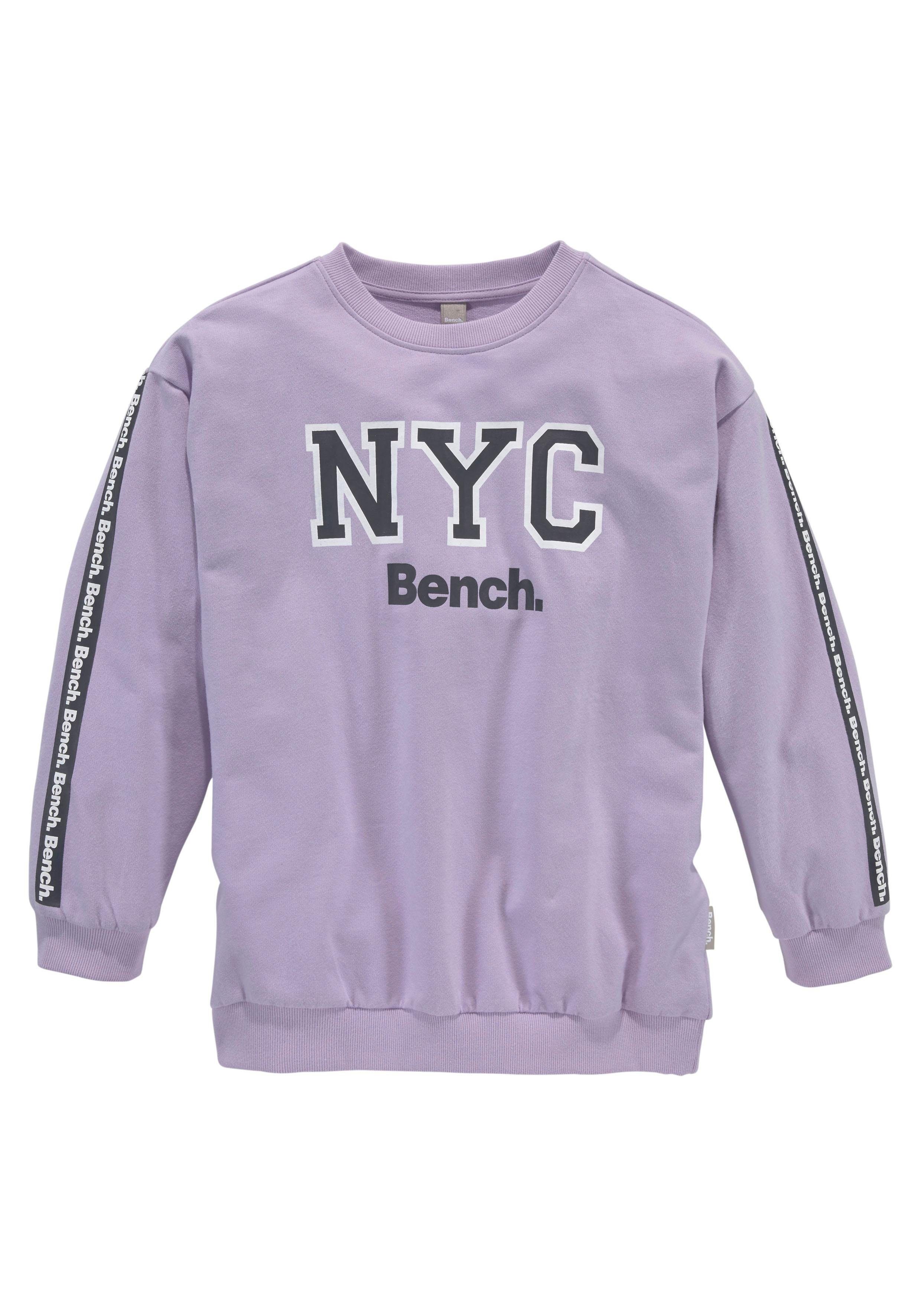 Bench. Sweatshirt oversize - mit Logo-Print am Ärmel