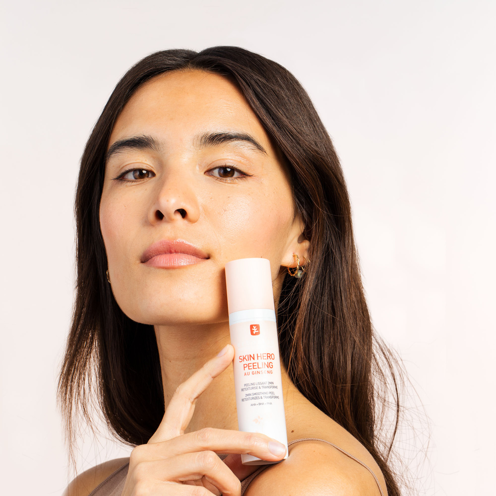 Erborian Skin Hero Peeling au Ginseng Peeling lissant 2 Minutes              Retexturise & transforme