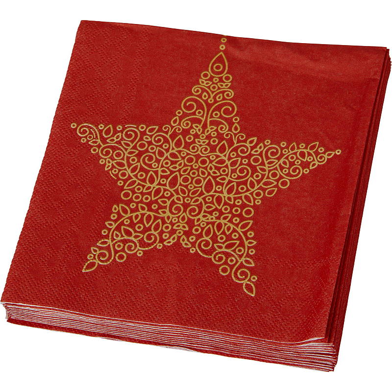 Vie Eco Servietter 20-pk 33x33 cm, julemotiv