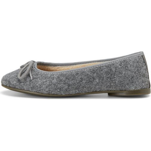 Marc O'Polo Ballerina-Hausschuhe mit flauschigem Teddyfutter
