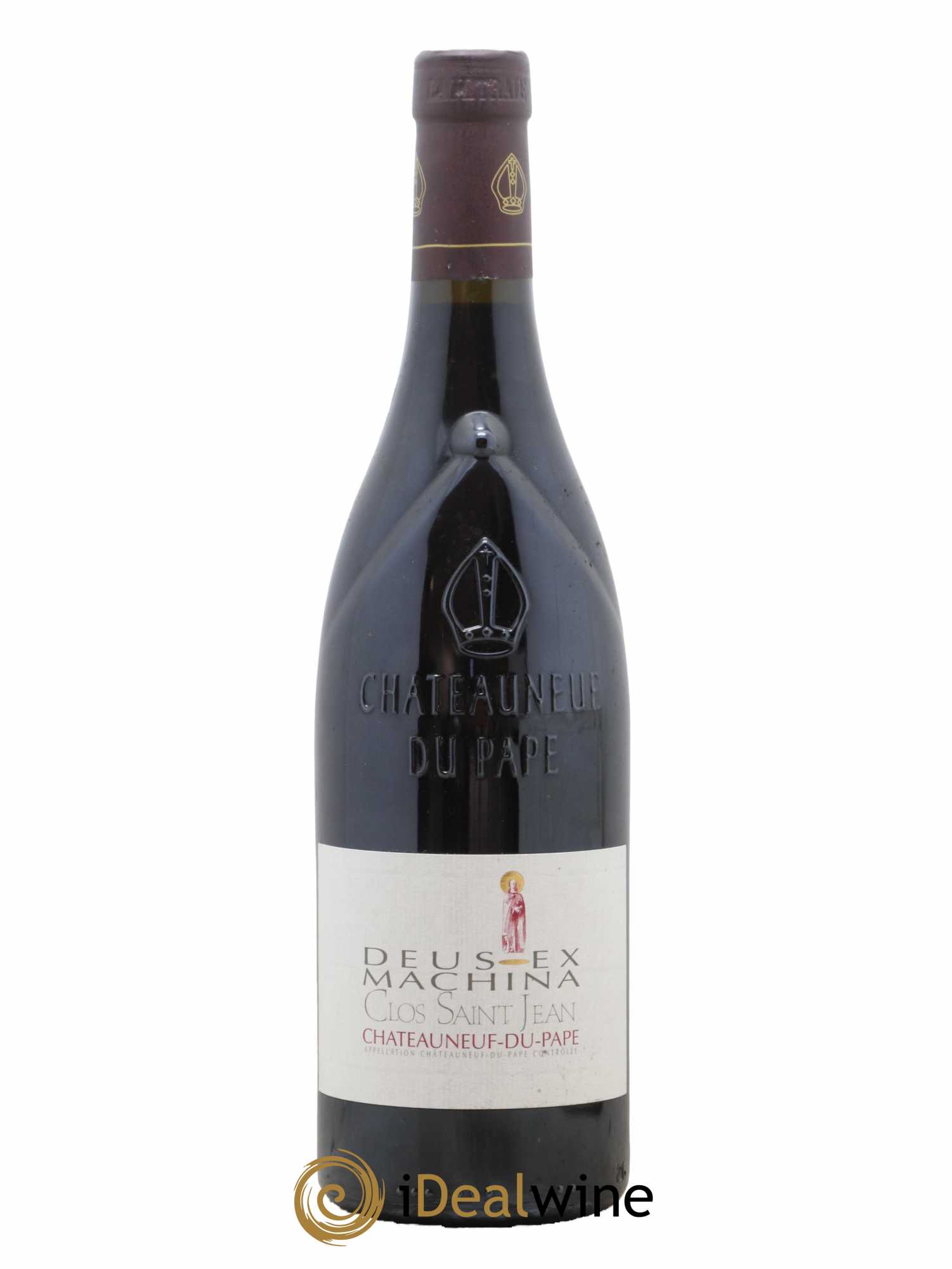 Châteauneuf-du-Pape Clos Saint-Jean Deus Ex Machina Pascal et Vincent Maurel  2015 - Lot de 1 Bouteille
