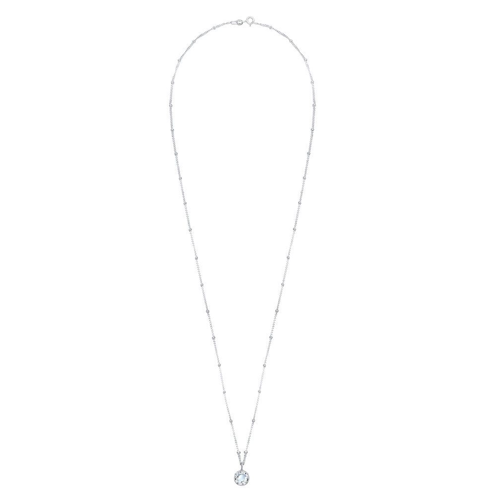 Elli Elli Collier Femme Pendentif Élégant avec Cristaux en Argent Sterling 925 collier