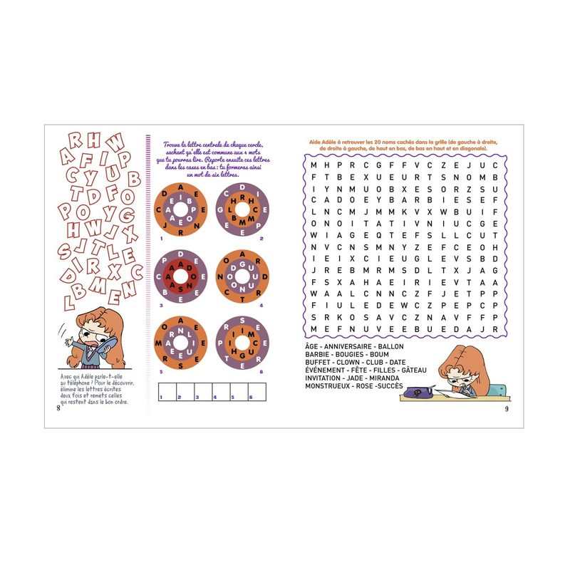 Livre Cahier de jeux Mortelle Adèle T2 - Tourbillon