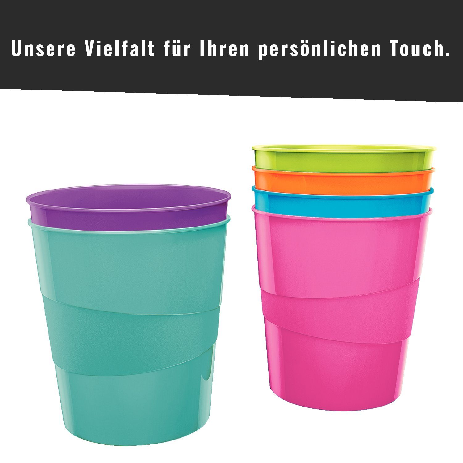 LEITZ Papierkorb, 15 l Fassungsvermögen