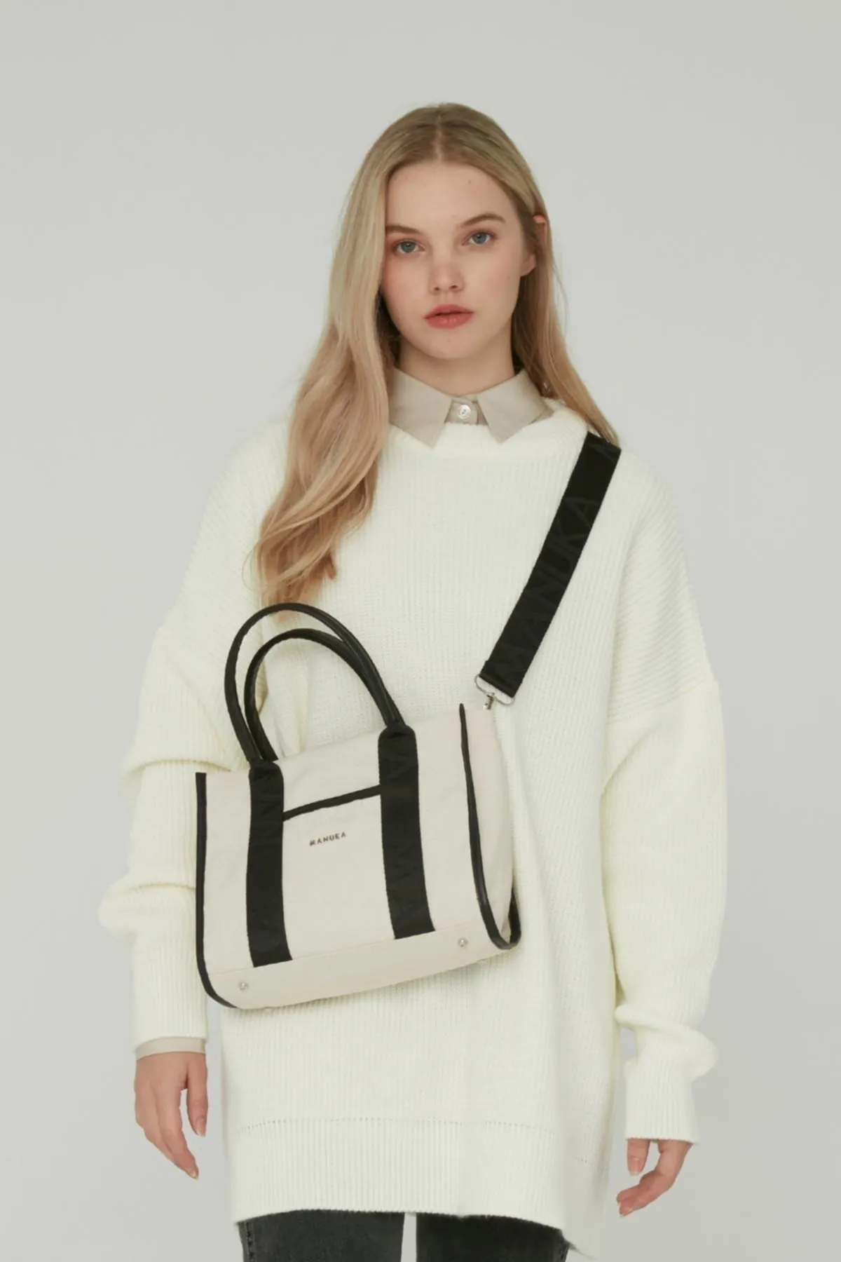 Manuka  Canvas-Tasche Schwarz