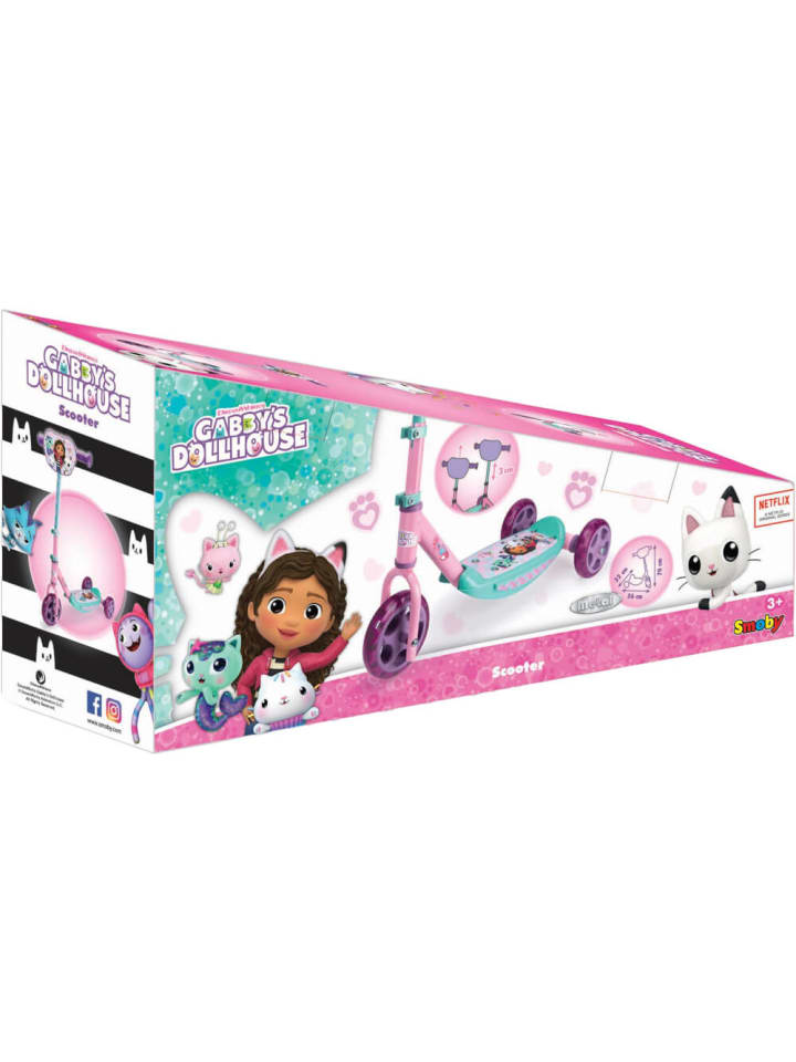 Smoby Roller mit 3 Räder, Gabby s Dollhouse, 3-6 Jahre günstig kaufen onesize