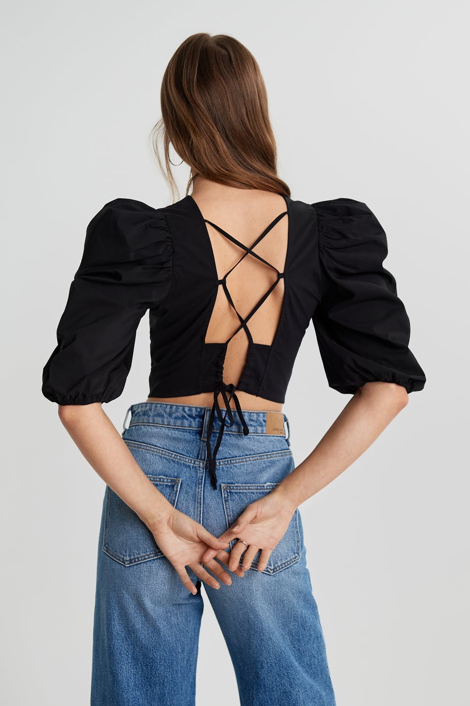 Ida open back top