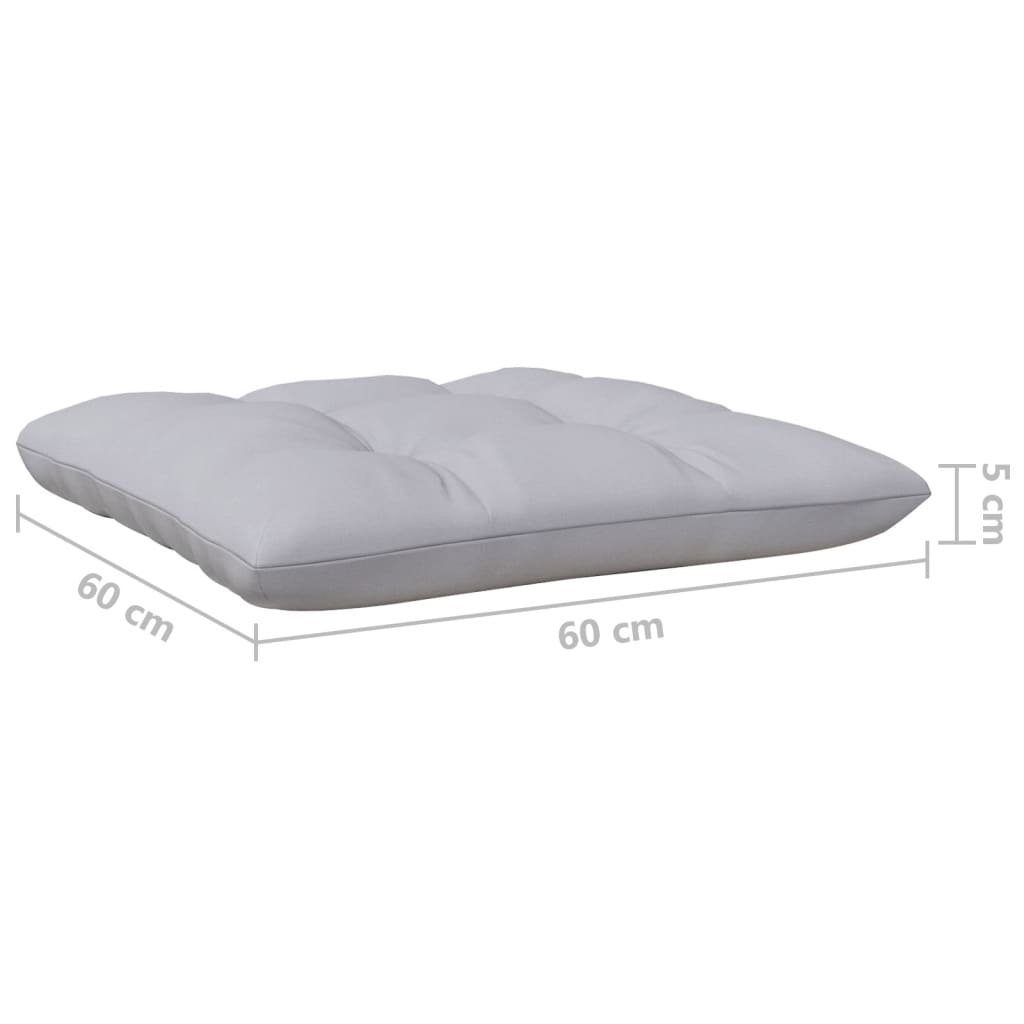 vidaXL Loungesofa 2-Sitzer-Gartensofa mit Grauen Kissen Massivholz Kiefer, 1 Teile