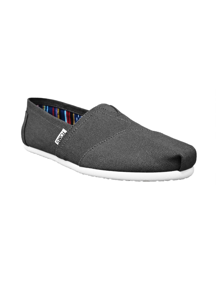 TOMS Espadrilles in Grau/Weiß günstig kaufen