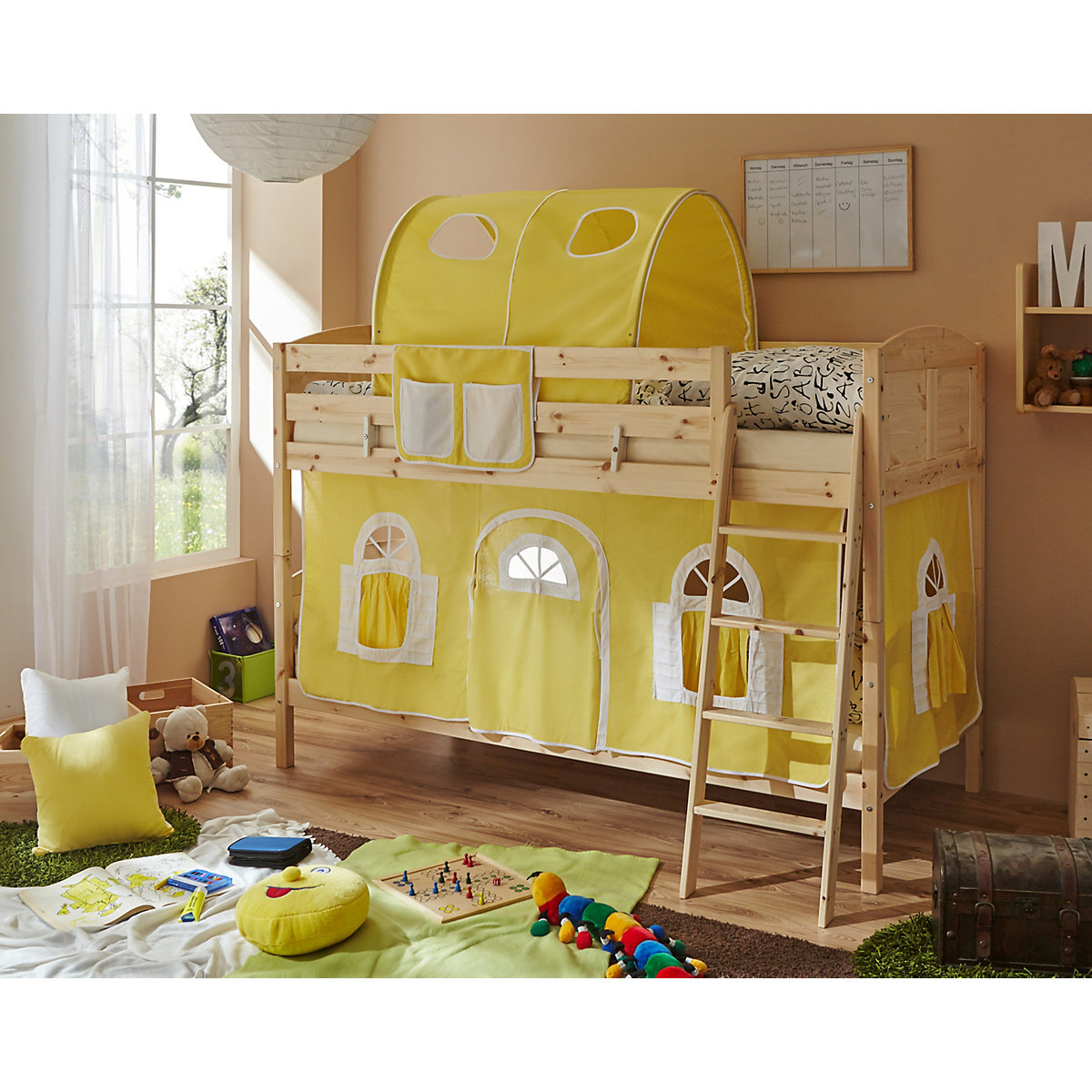 Etagenbett Erni Country Kiefer Natur
