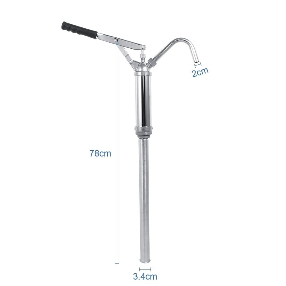 BlingBin Ölabsaugpumpe Ölfaßpumpe mit Hebel Handpumpe Hebelpumpe Fasspumpe 20L/min (1-tlg), 20L/min