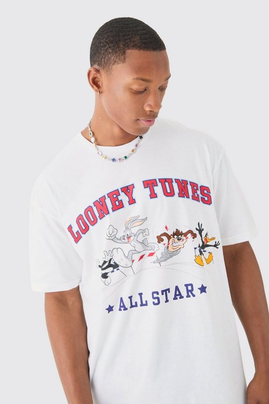 Oversize T-Shirt mit lizenziertem All Stars Looney Tunes Print