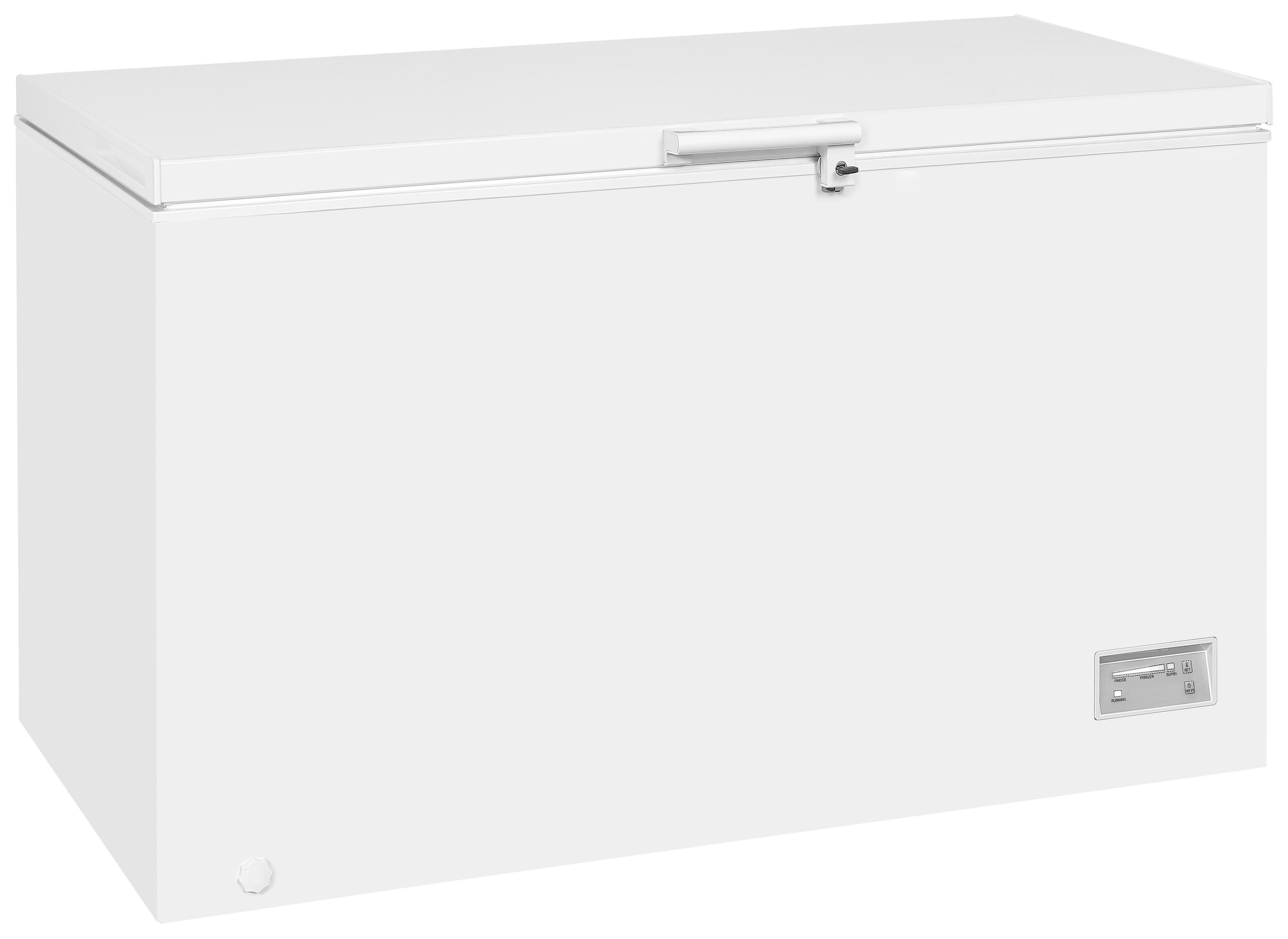 exquisit Gefriertruhe GT400-HE-040E, 130 cm breit, 372 l, XXXL-Gefriertruhe mit digitaler Steuerung