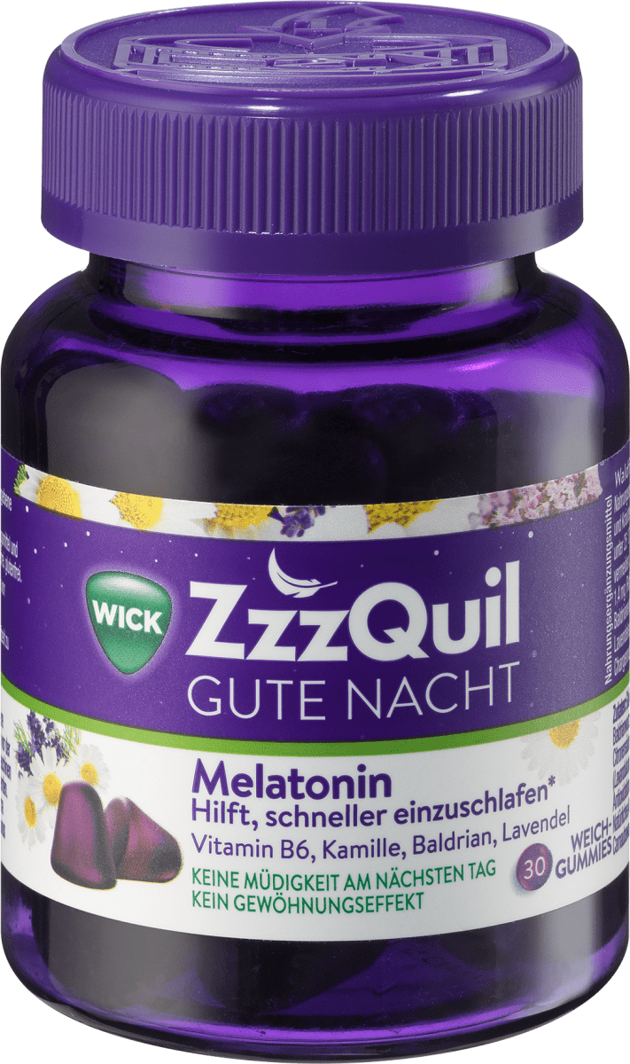 Weichgummis zzzQuil gute Nacht 30 Stück, 90 g
