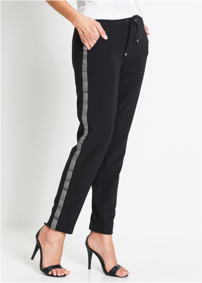 Schlupfhose mit Zierstreifen