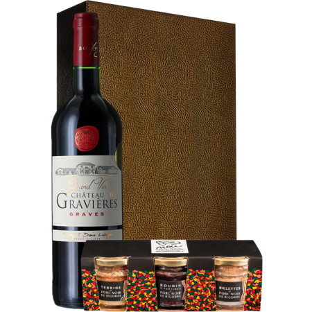 COFFRET DÉGUSTATION - VIN & TRIO DE VERRINES