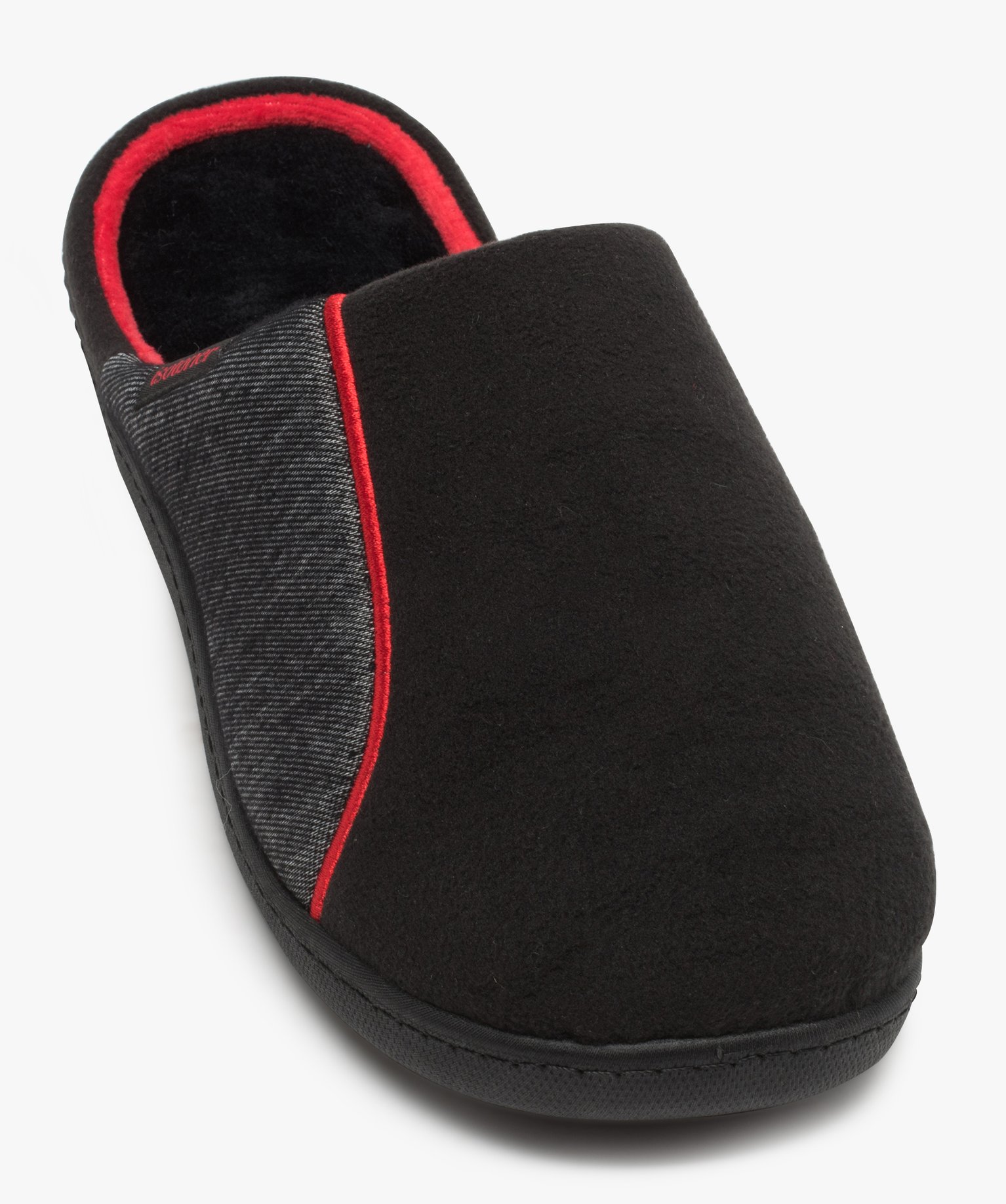 Chaussons homme mules d’intérieur en velours - Isotoner | GEMO
