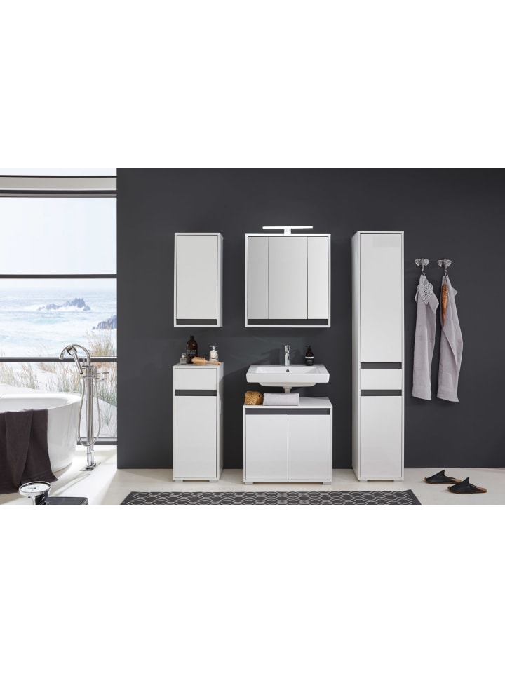 ebuy24 Badschrank Sol Weiß 35 x 23 cm günstig kaufen onesize
