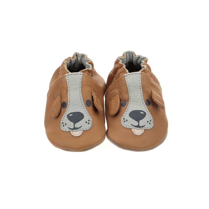 Chaussons cuir tannage vegetal Sweety Dog