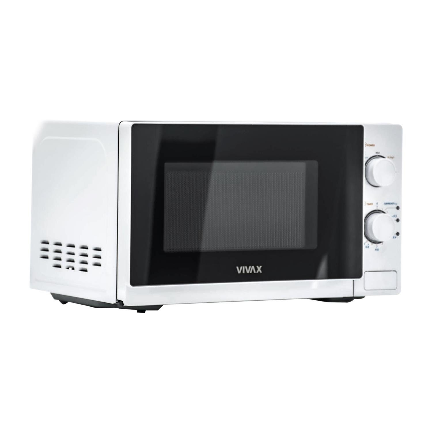 Vivax Mikrowelle 20l, 700W in weiß, MWO-2077, Mikrowelle, 20 l