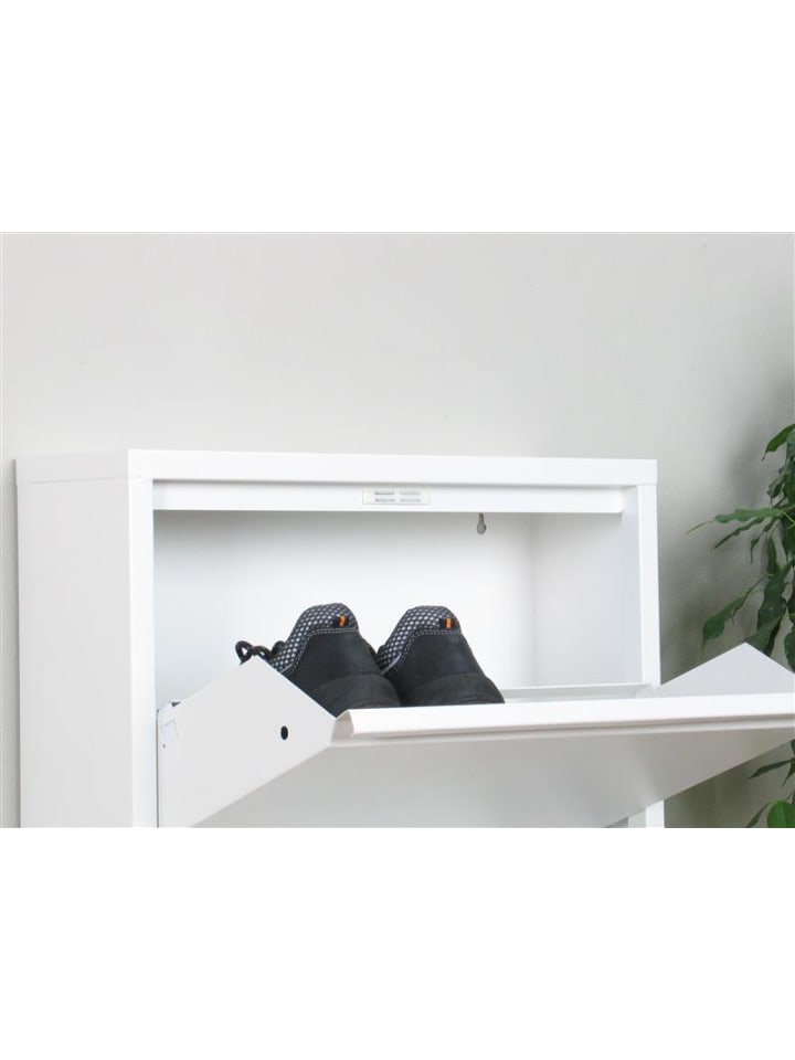 ebuy24 Schuhschrank Pisa Weiß 50 x 16 cm günstig kaufen onesize