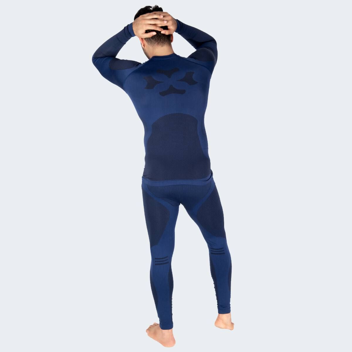 Black Snake Python Navy Herren Funktionsunterwäsche Set