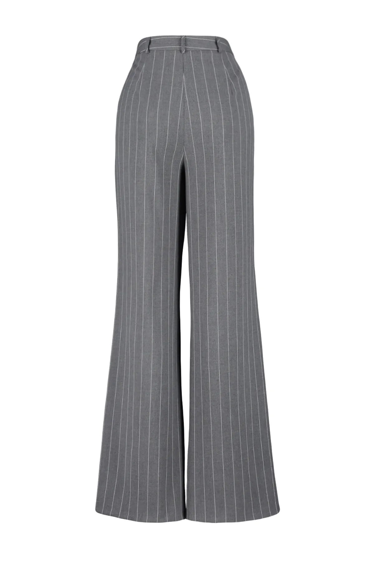 Trendyol Collection  Mehrfarbige gestreifte Webhose mit weitem Bein TWOSS23PL00319