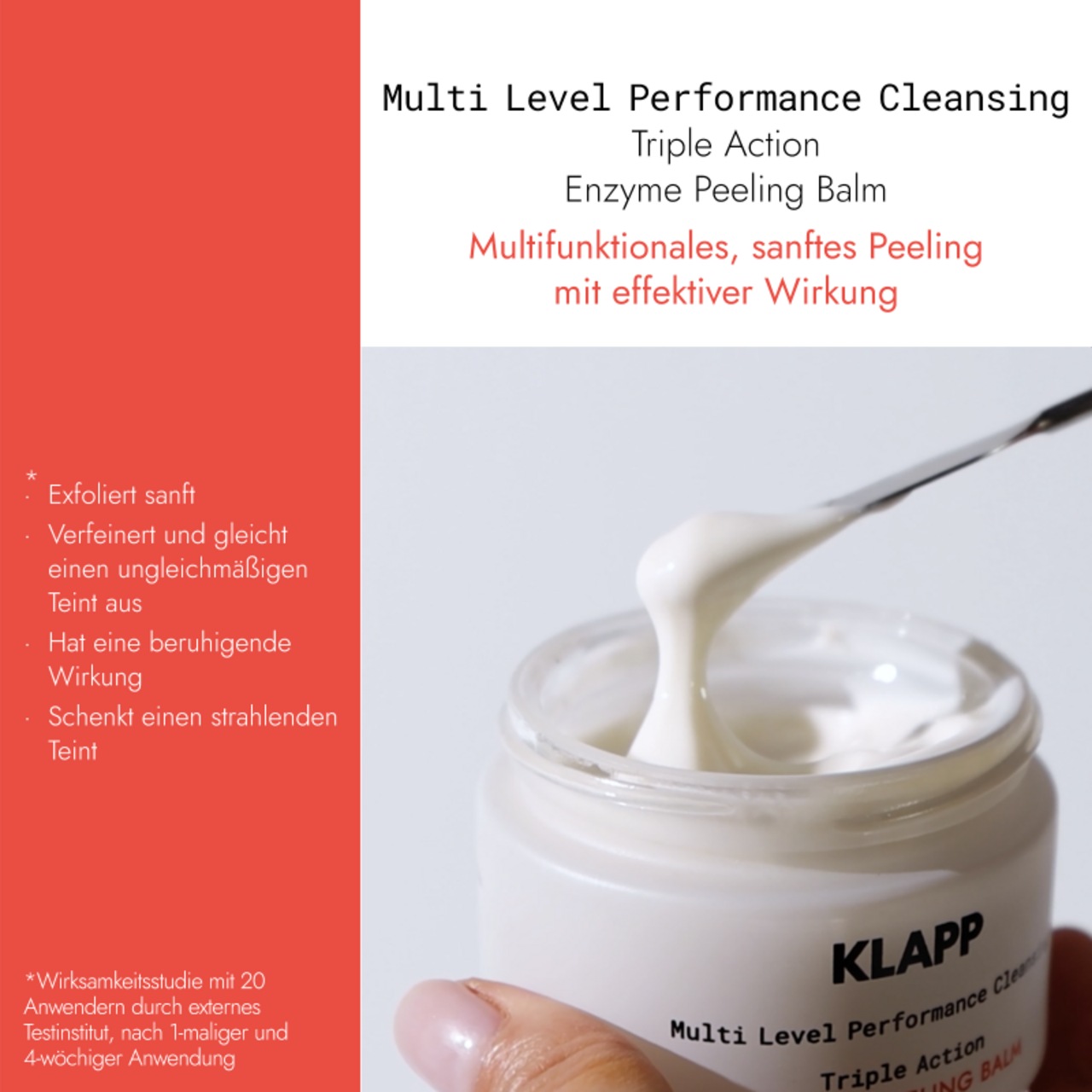 Klapp Multi Level Performance Cleansing Enzyme Peeling Balm
