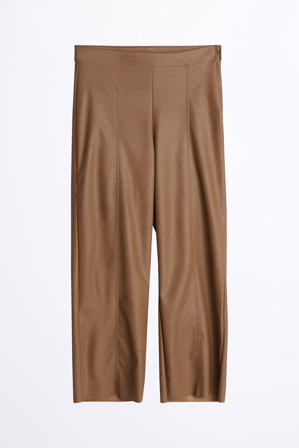 Holly PU culotte trousers