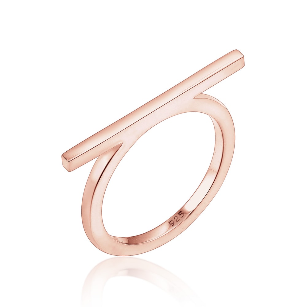 Elli Elli Bague Bloggueur Geo Minimal 925 Argent Bague