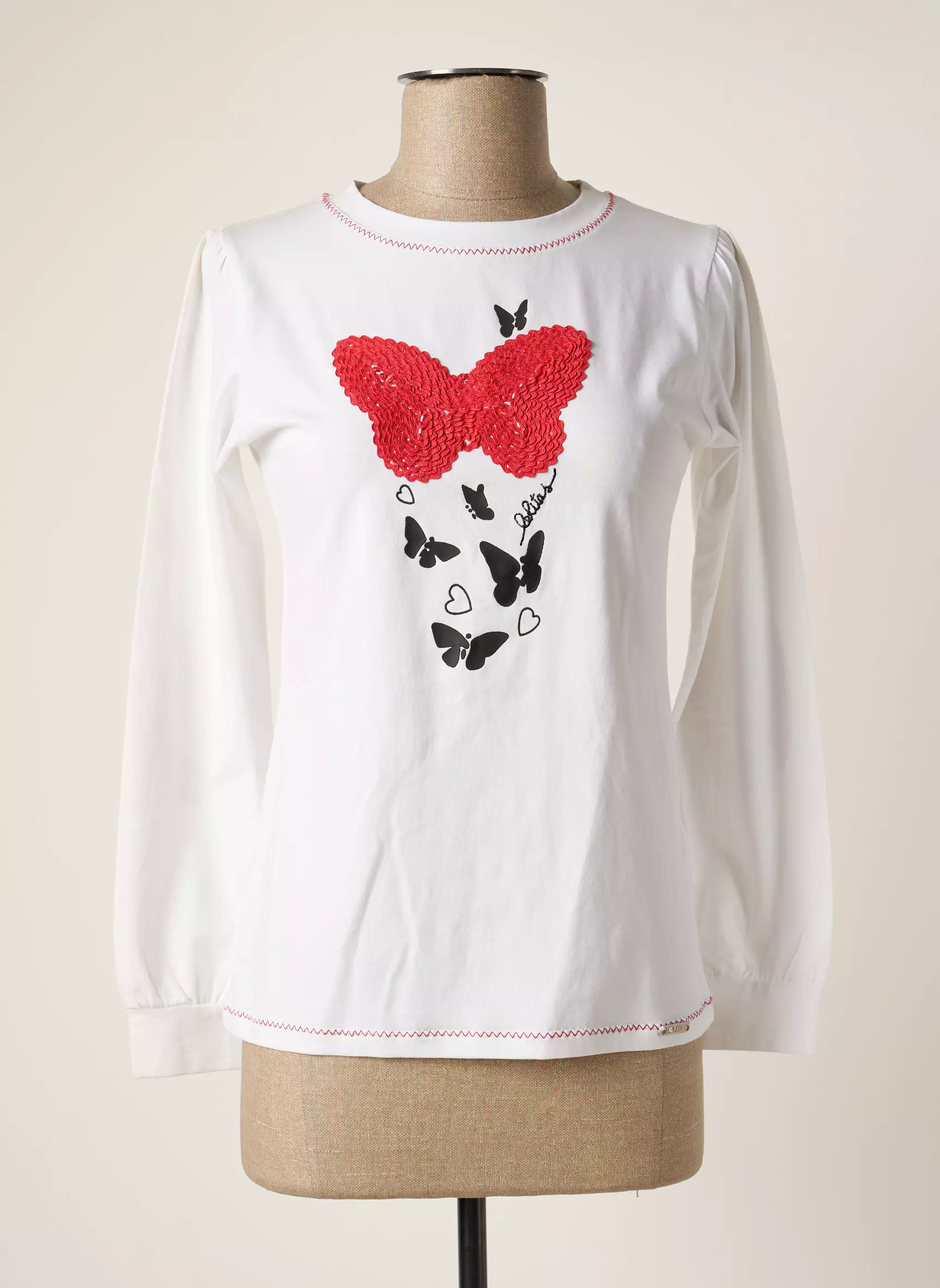 Lolitas Lolos Tshirts Femme couleur blanc