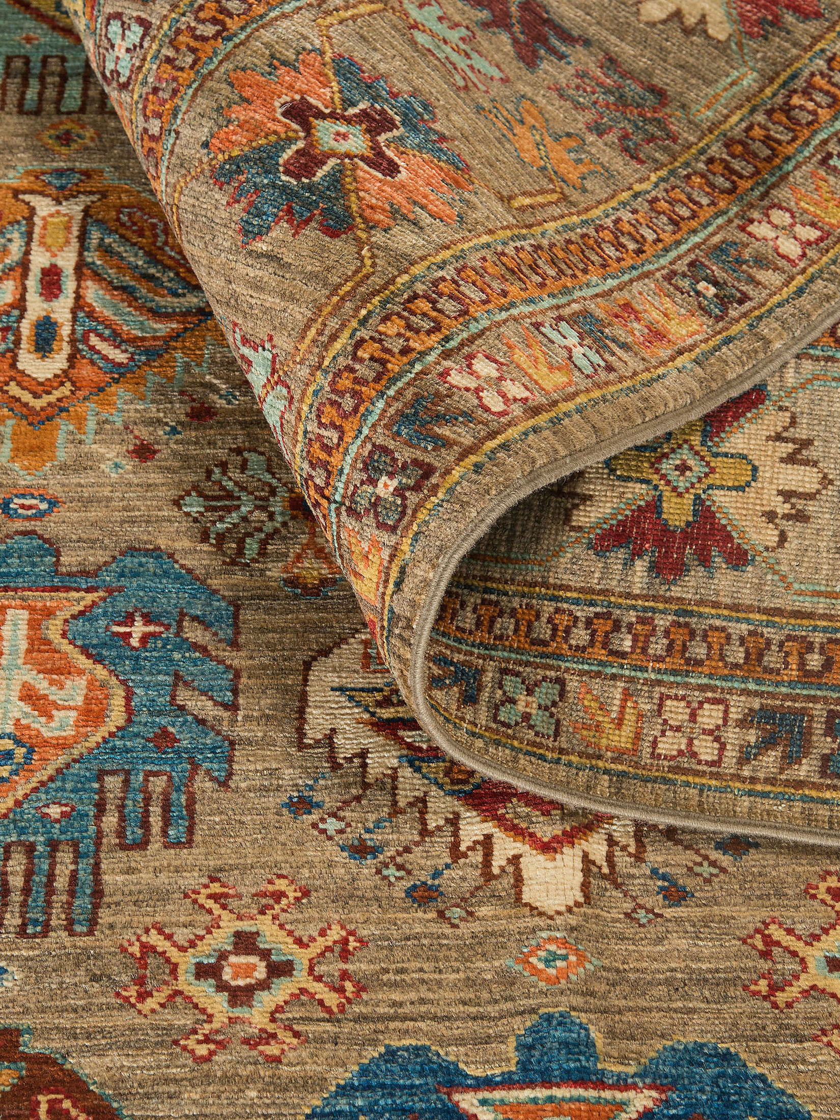 Kazak Ghazni ca. 176 x 239 cm, Unikat / Einzelstück