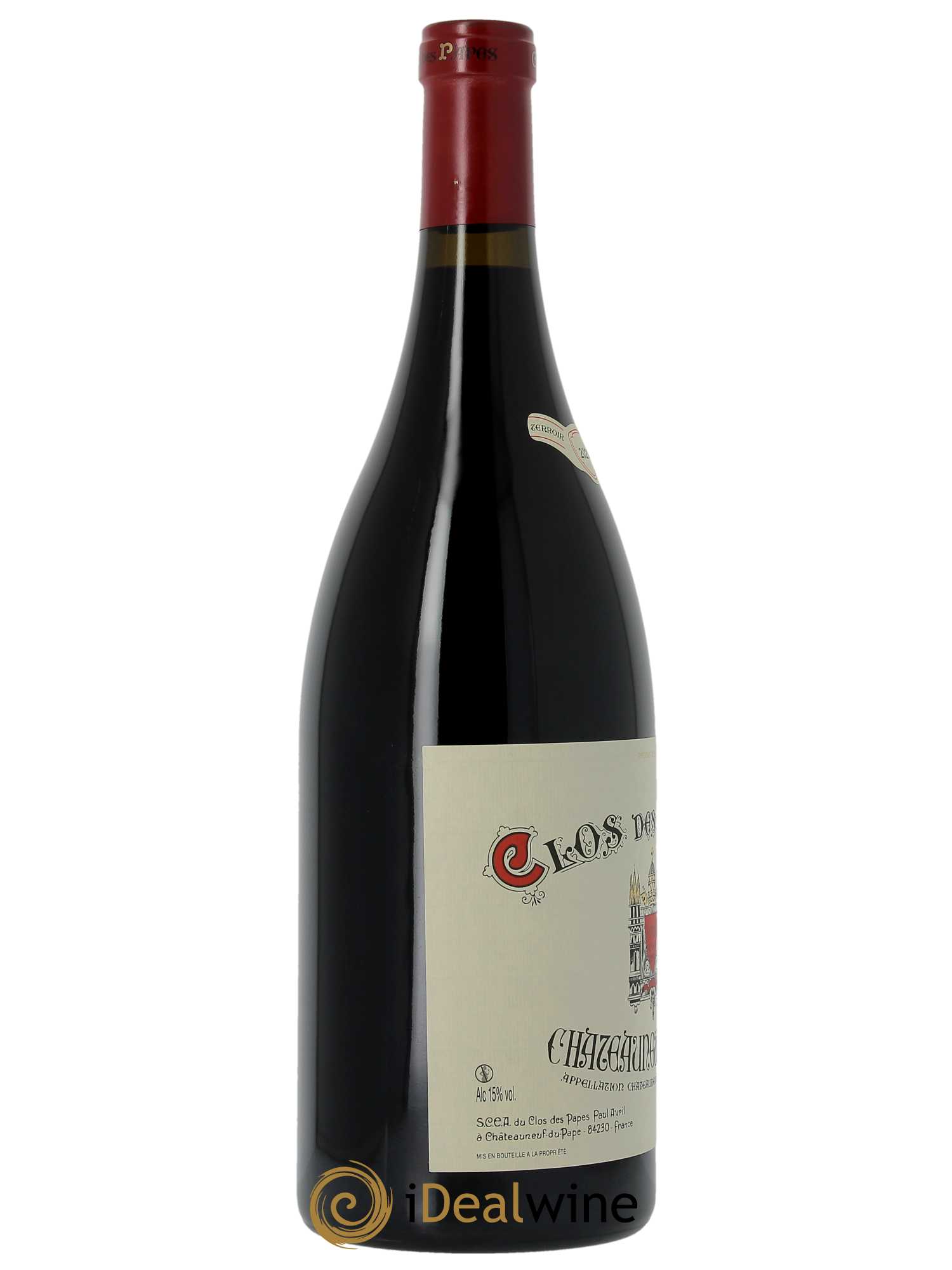 Châteauneuf-du-Pape Clos des Papes - Paul Avril  2021 - Lot de 1 Double-magnum