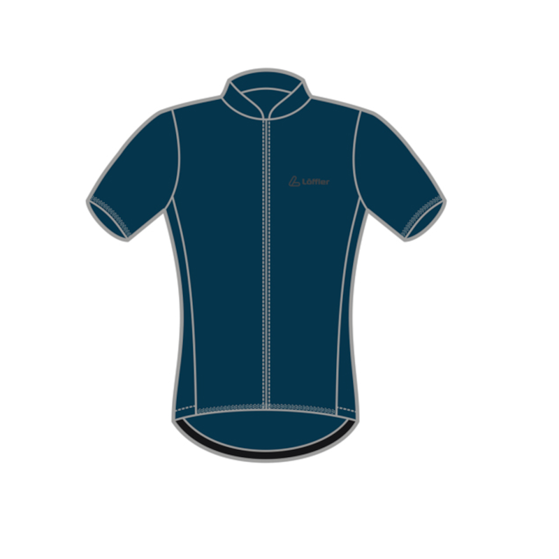 Löffler FZ Clear Hotbond dunkelblaues Herren-Radtrikot