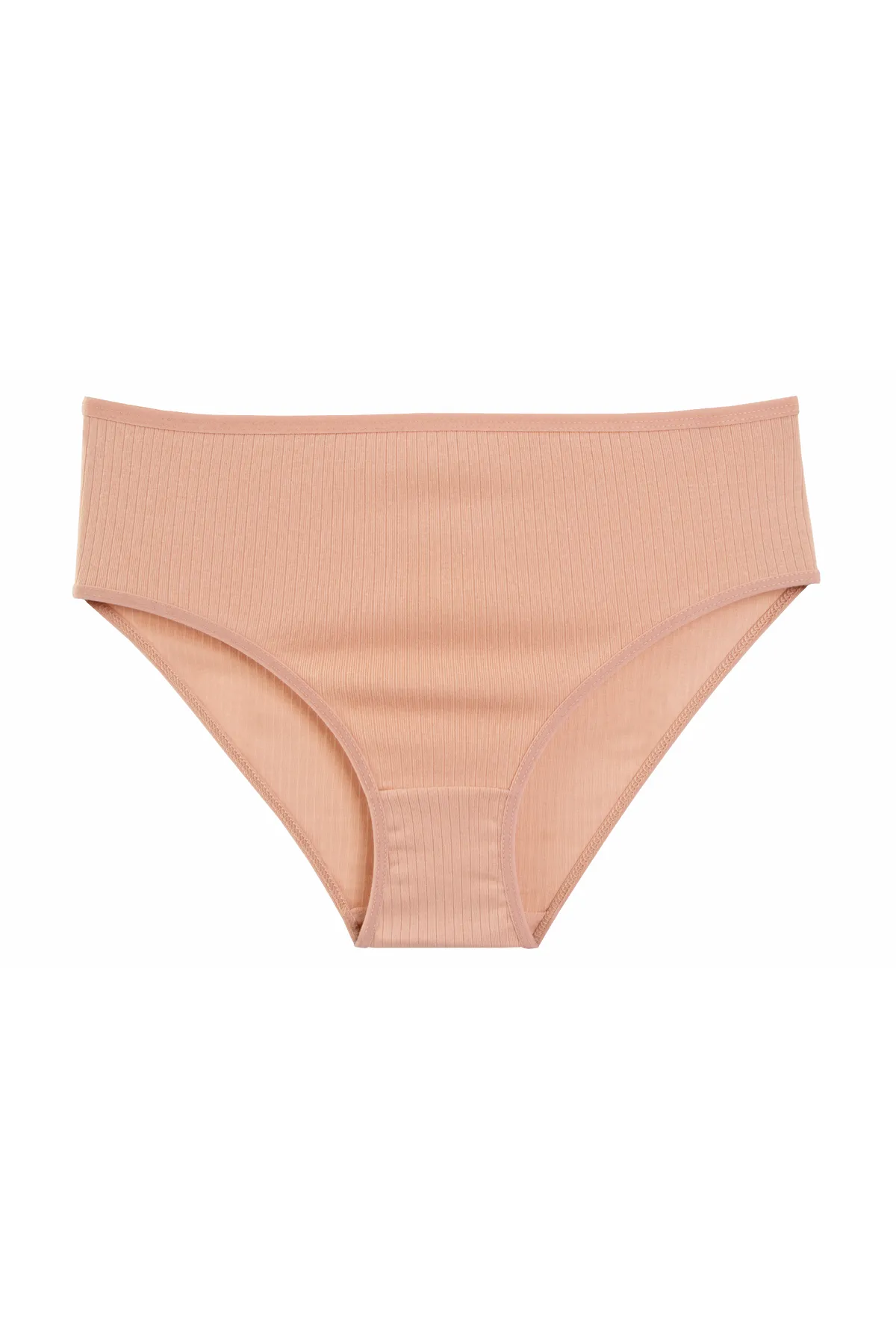 Nicoletta  Damenhöschen 5er-Pack Lycra-Unterhemd aus gerippter Baumwolle MIXCOLOR