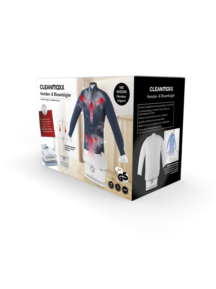 CLEANmaxx Bügler für Hemden & Blusen in Weiß/Silber günstig kaufen onesize