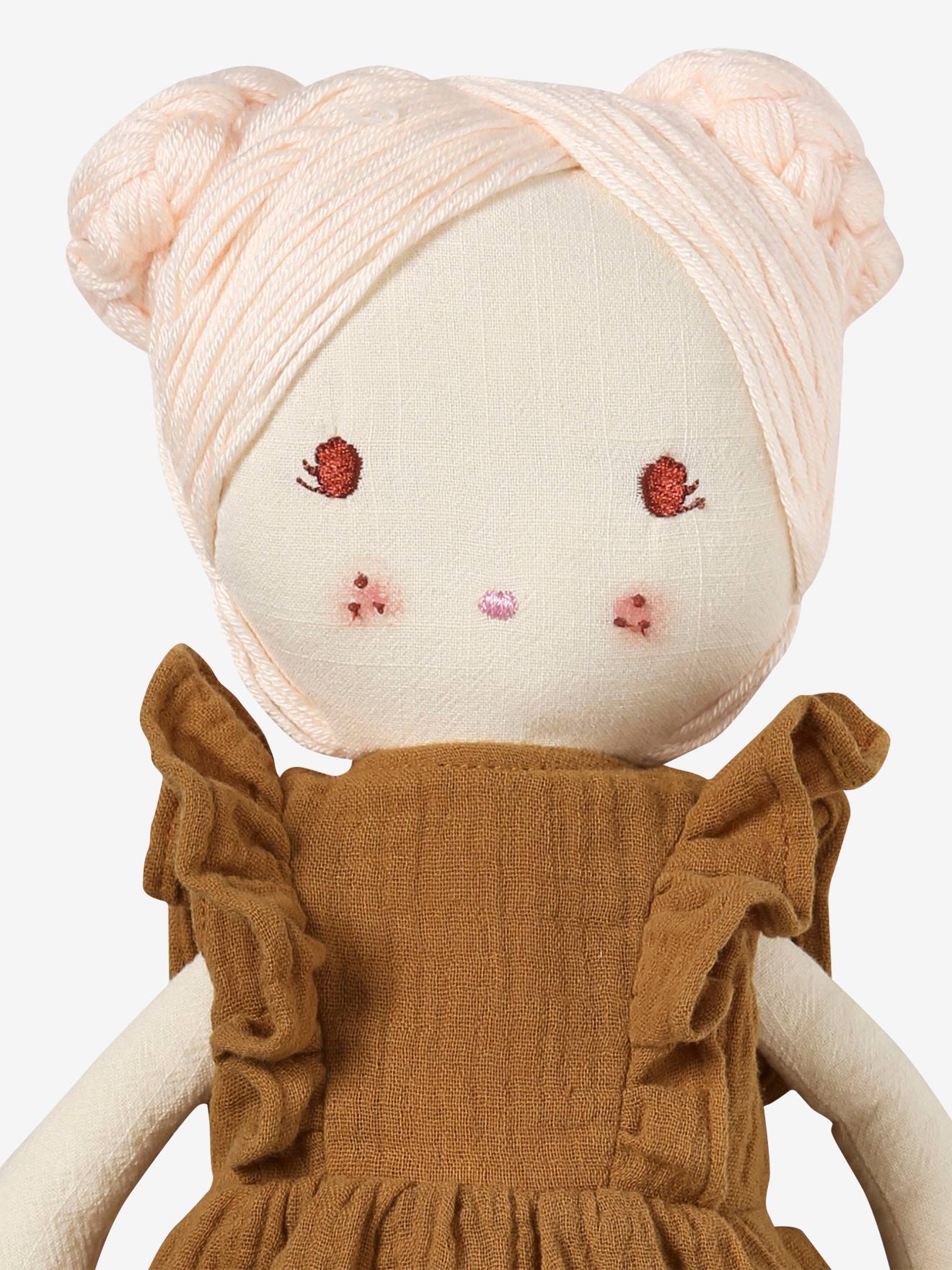 Vertbaudet Baby Stoffpuppe - gelb