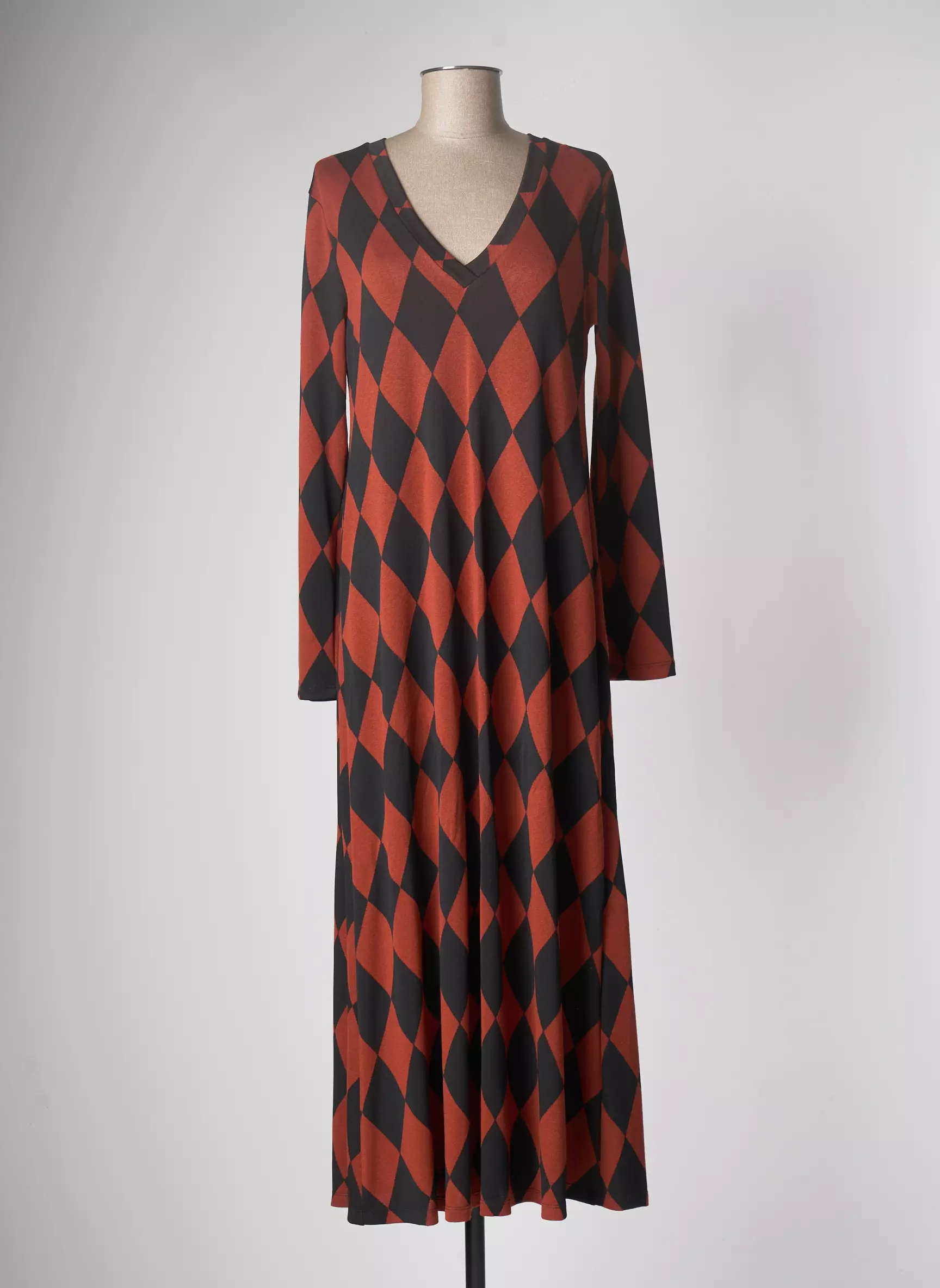 Le Streghe Robes Longues Femme couleur orange
