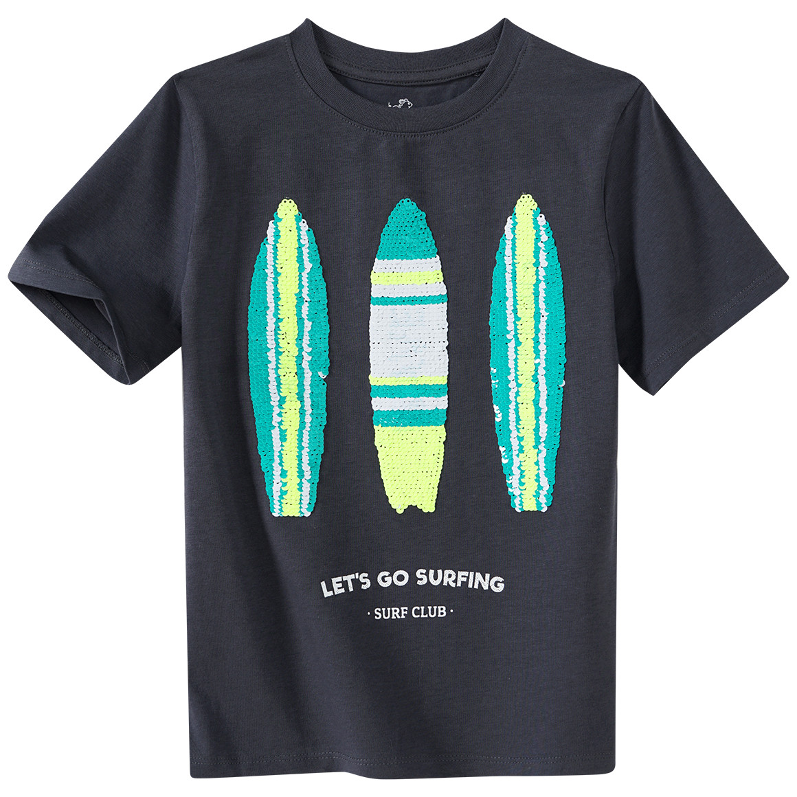 Jungen T-Shirt mit Wendepailletten
