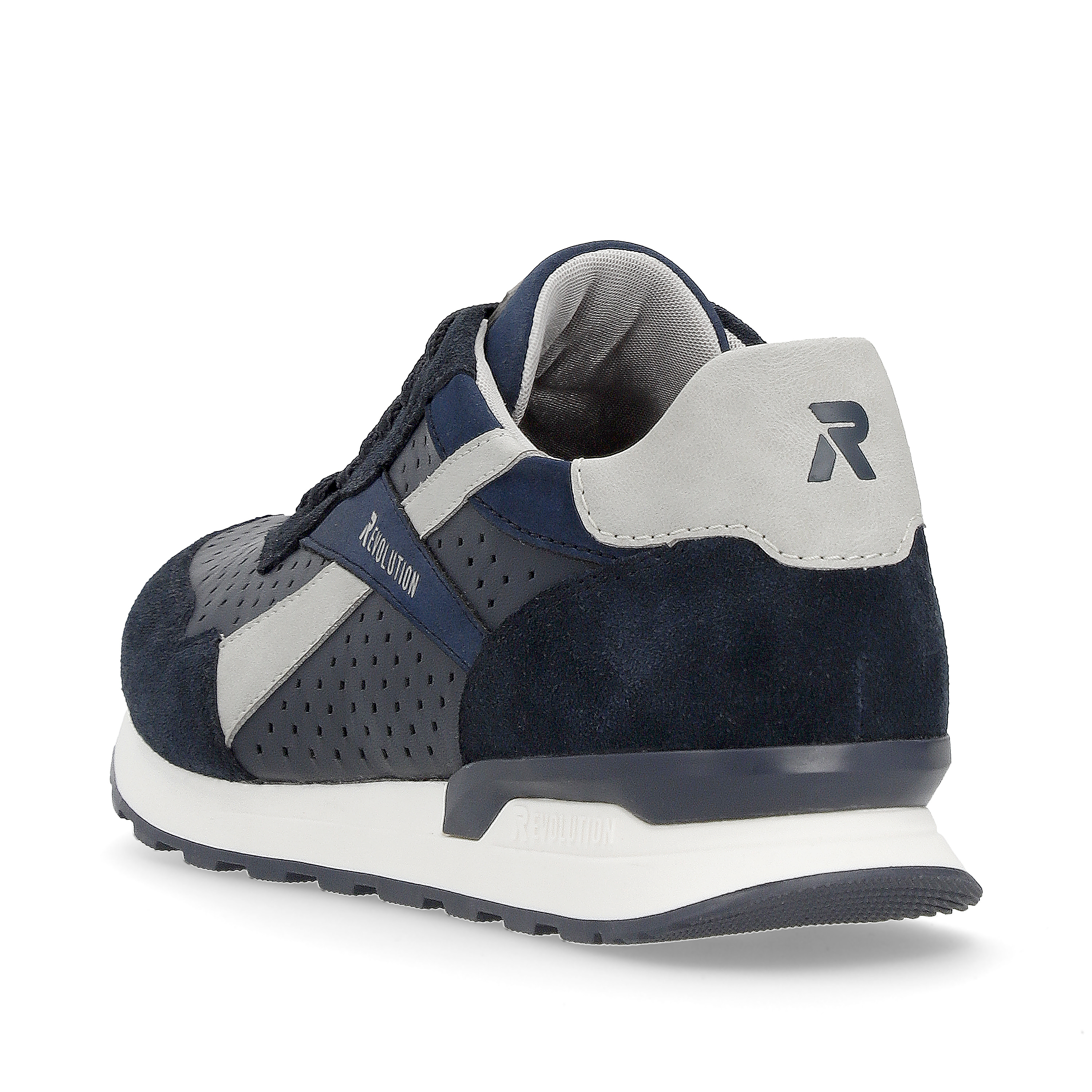 Rieker Herren Sneaker Low dark-blue dusty-grey