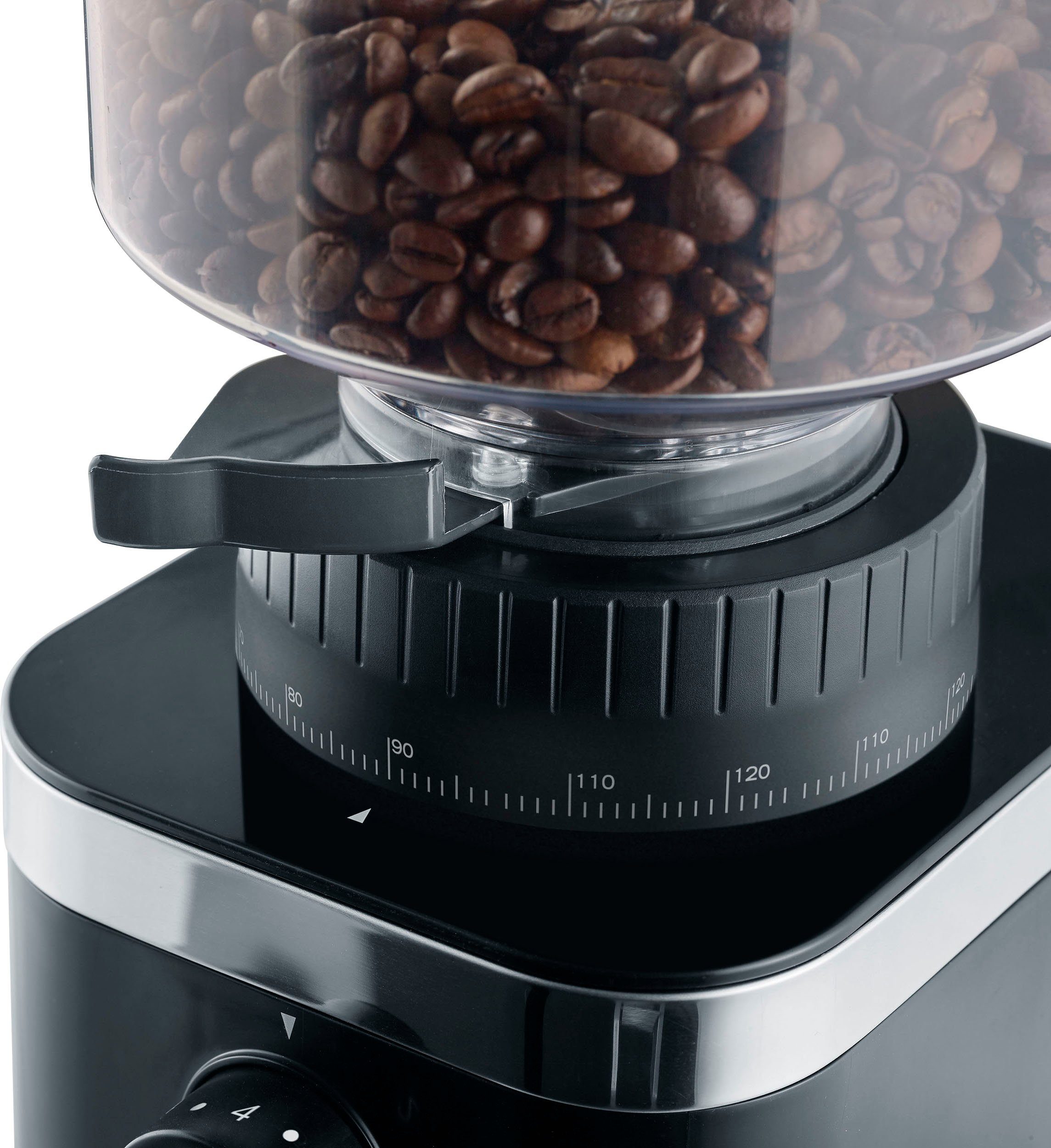Graef Kaffeemühle CM 502, schwarz, 135 W, Kegelmahlwerk