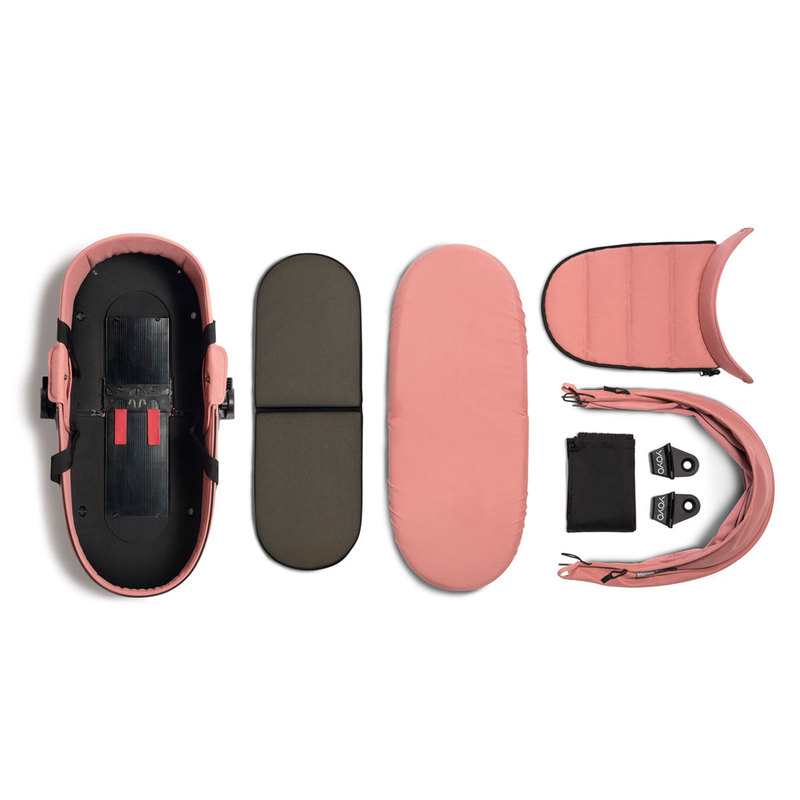 Poussette Yoyo2 4 roues châssis blanc nacelle ginger Babyzen