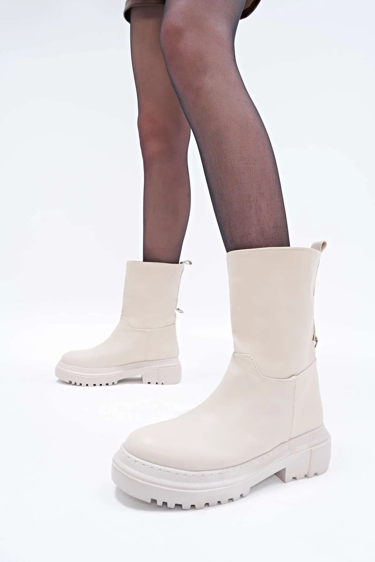Yaya by Hotiç  Stiefelette - Beige - Flacher Absatz