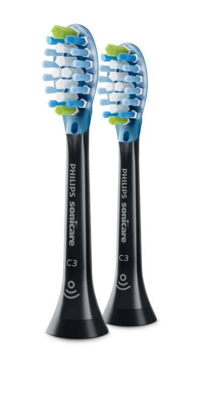 PHILIPS Ersatzbürstenkopf Medium Schwarz HX9042/33