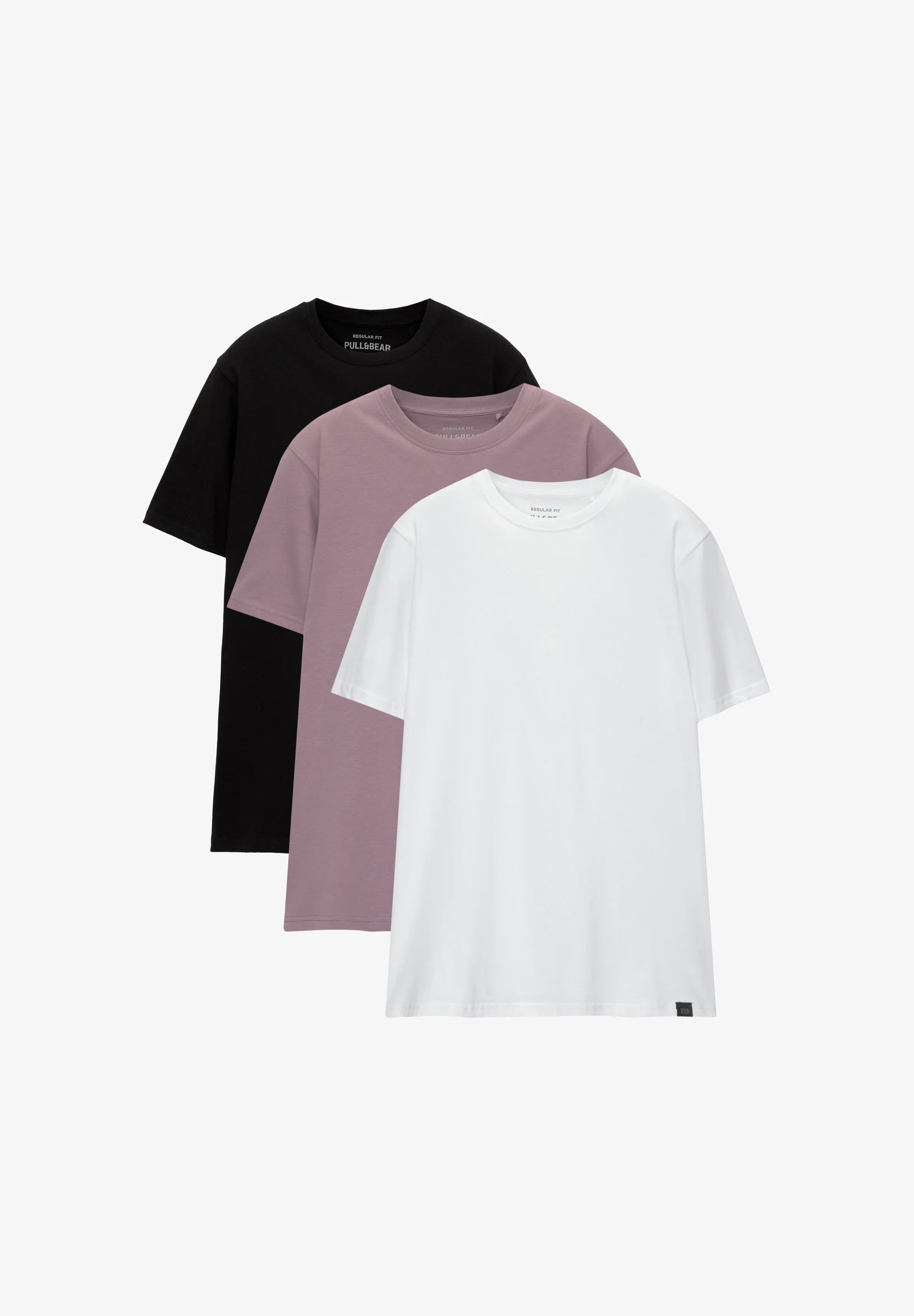 PULL&BEAR PACK DE 3 - Camiseta básica