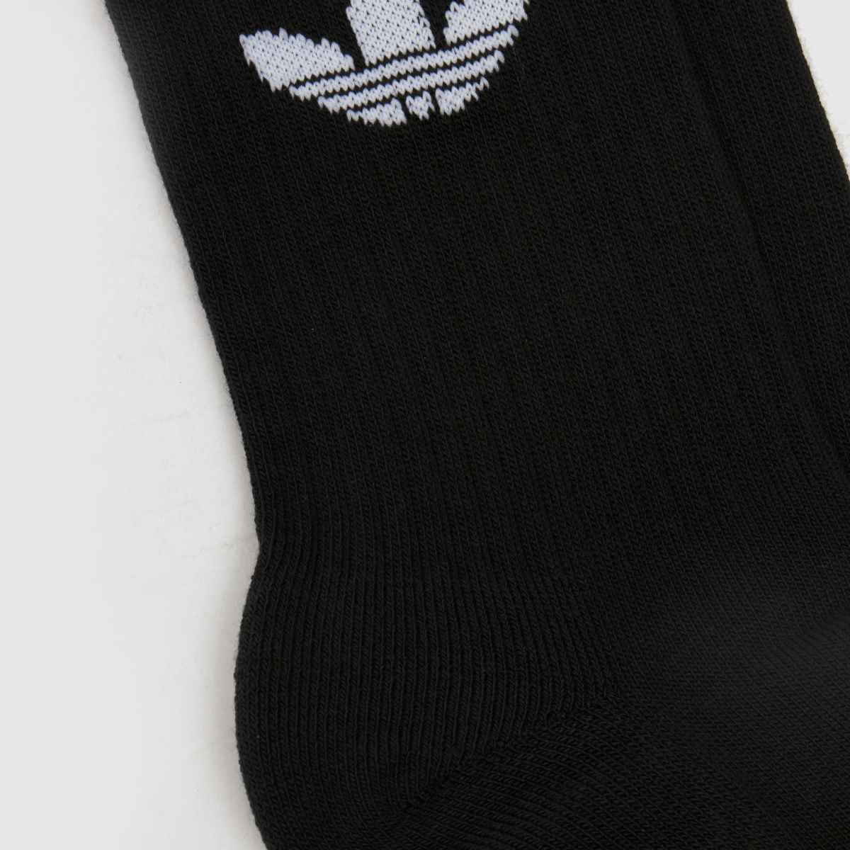 adidas fekete-fehér gyerek eredeti crew zokni 3 db-os csomag