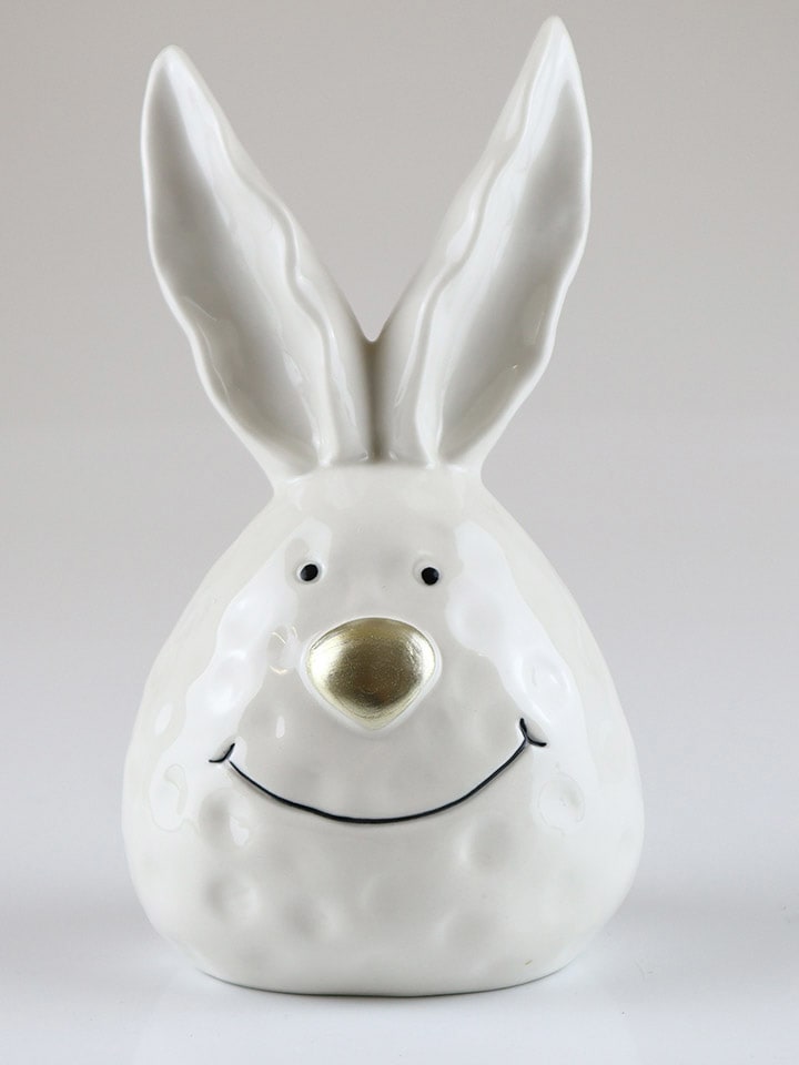 AM Design Dekofigur ''Hasenkopf''' in Weiß - (B)6 x (H)14 x (T)7 cm günstig kaufen onesize