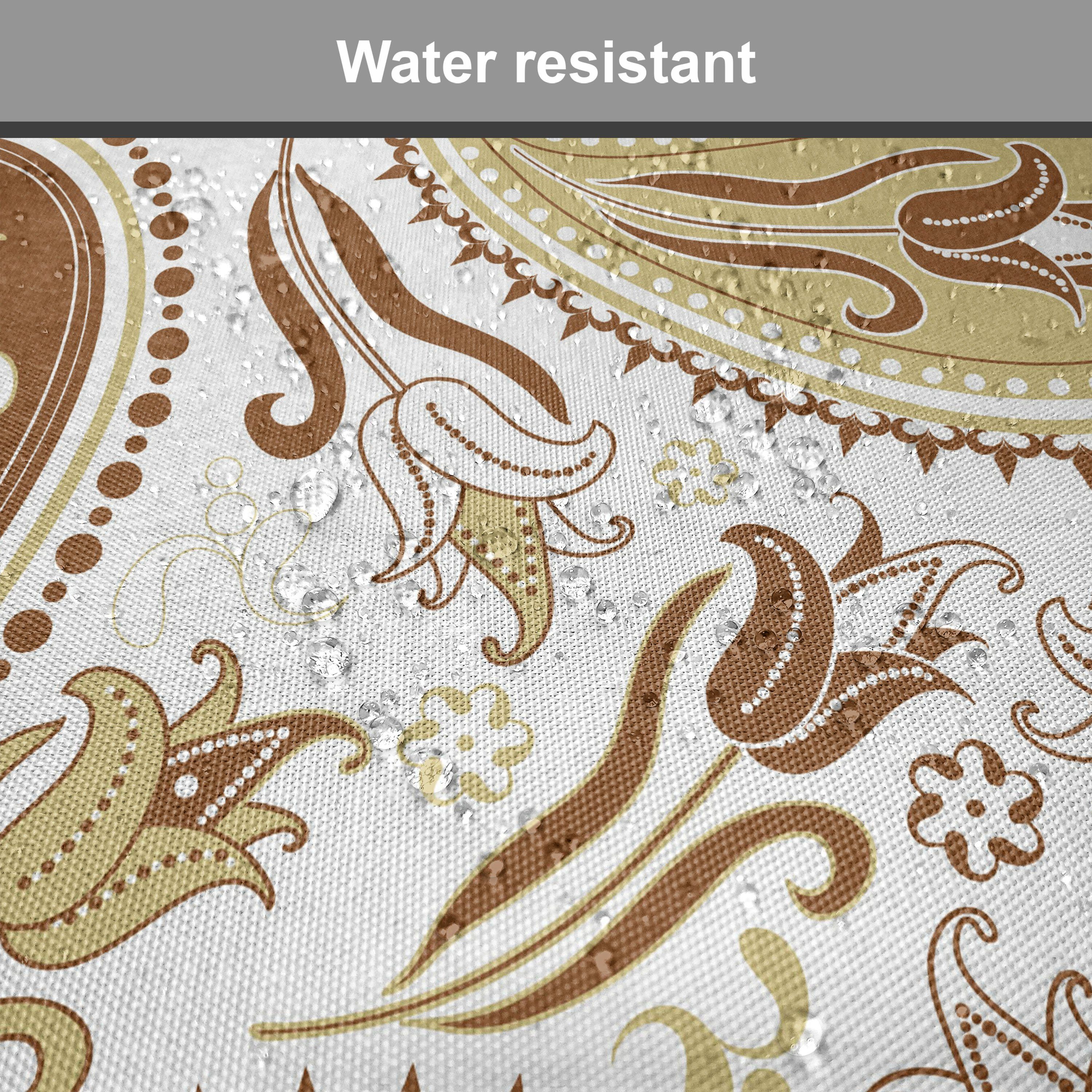 Abakuhaus Stuhlkissen Dekoratives wasserfestes Kissen mit Riemen für Küchensitze, persisch Floral Paisley Tulpen