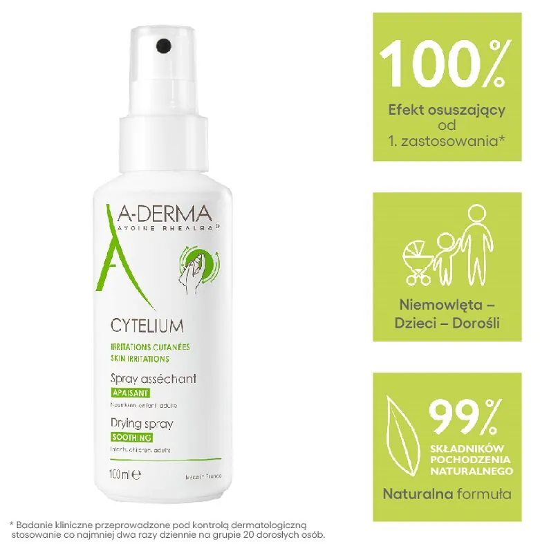 A-Derma Cytelium sprej za sušenje